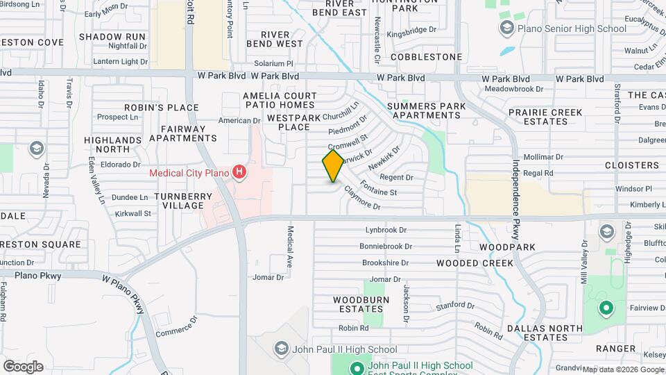 3609 Westview Ln Map and Location Details