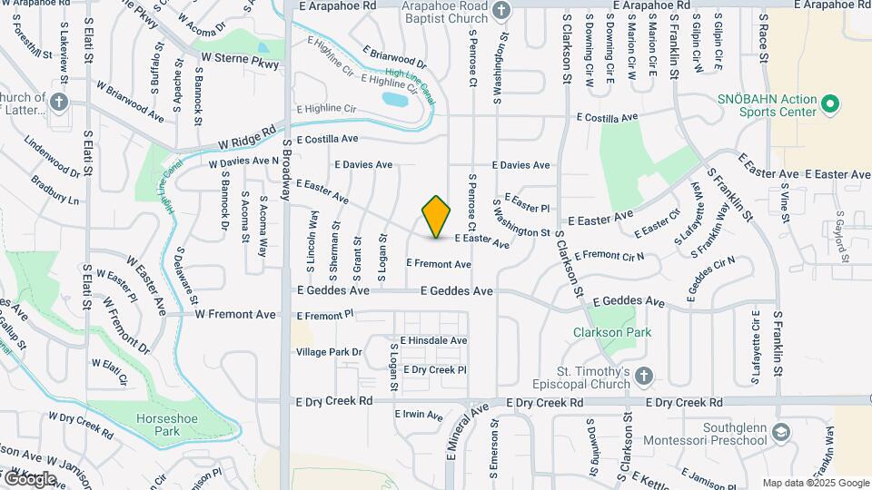 640 E Easter Ave Map and Location Details