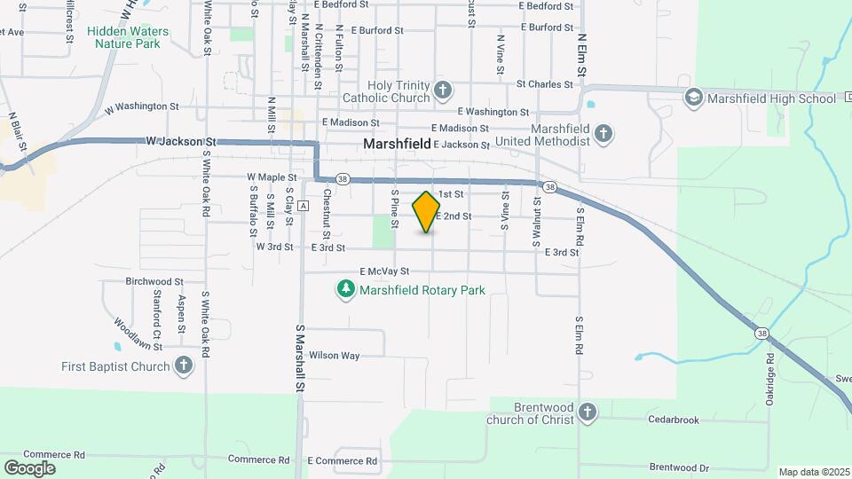 529 S Olive St Map and Location Details