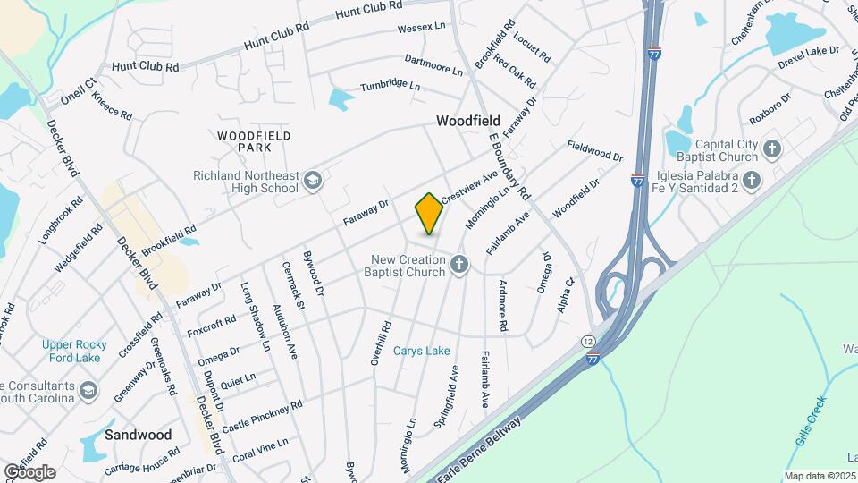 1709 Woodfield Dr Map and Location Details