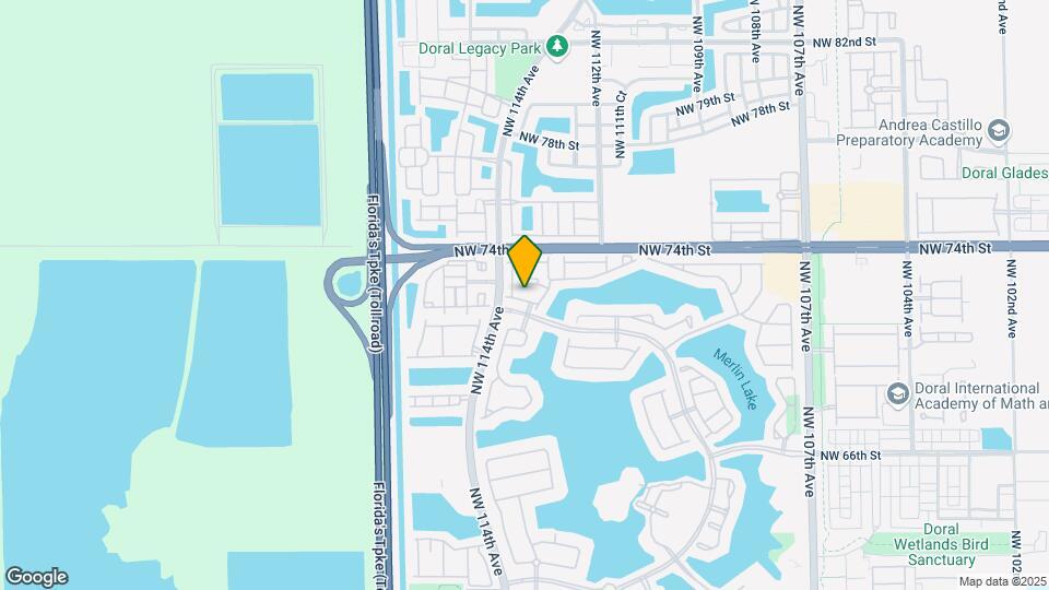 11343 NW 72nd Terrace Map and Location Details