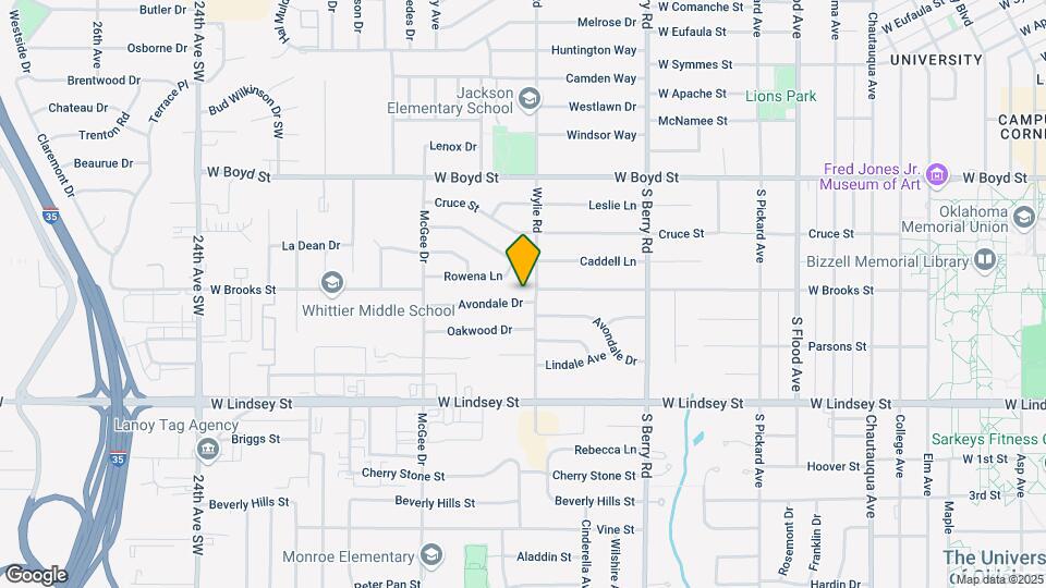 1507 Avondale Dr Map and Location Details