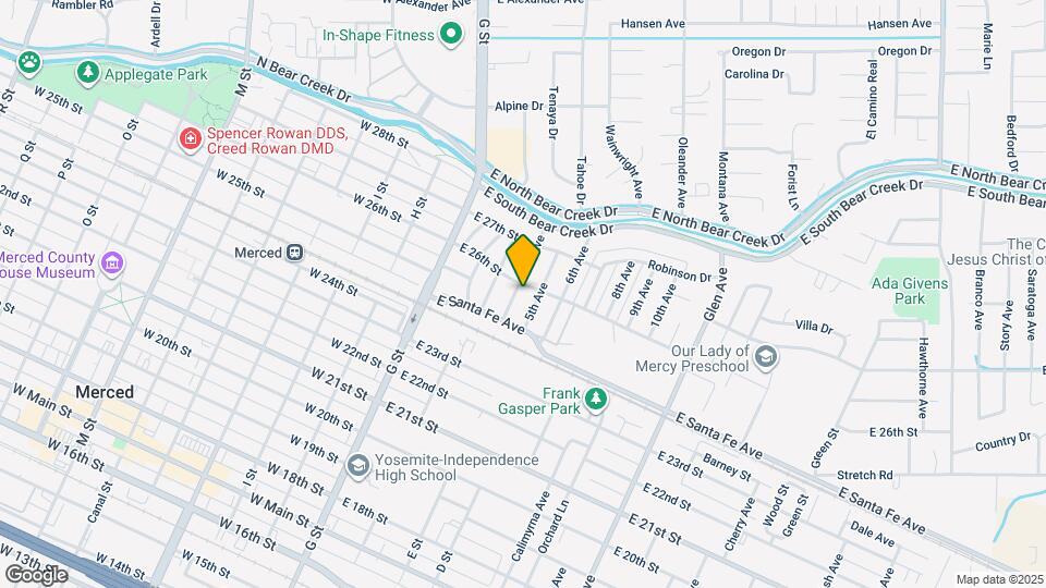 2550 4th Ave Map and Location Details