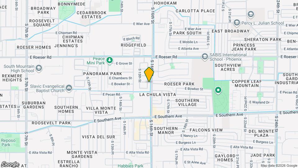 5511 S 15th Way Map and Location Details
