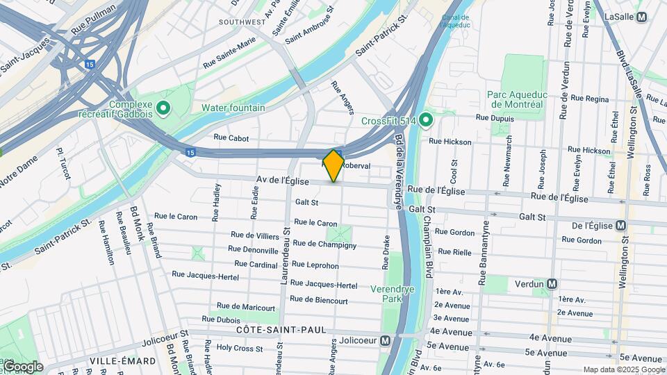 1604 de l'Église Map and Location Details