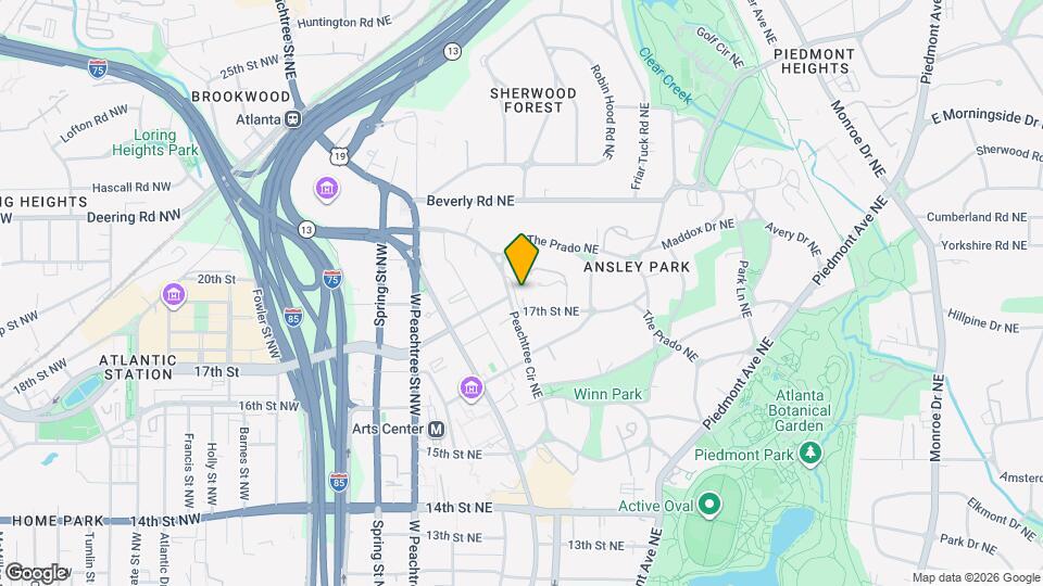 149 Peachtree Cir NE Map and Location Details