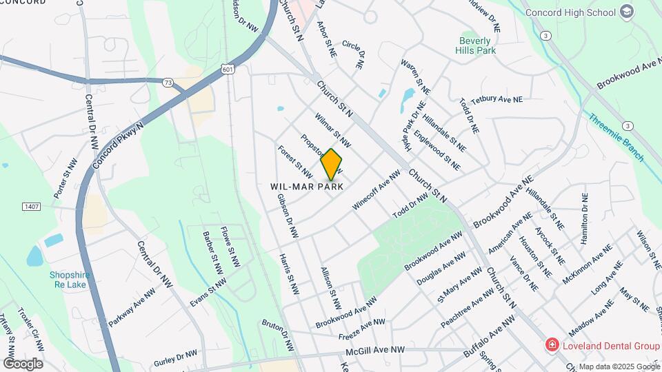 636 Forest St NW Map and Location Details