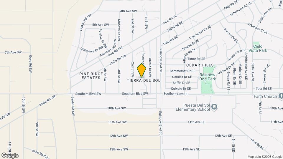 747 Redwood St SW Map and Location Details