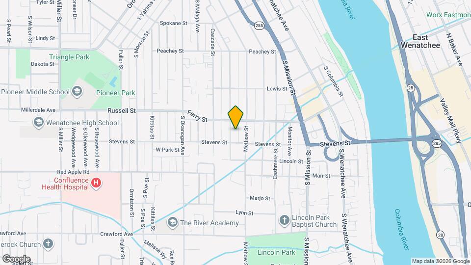 921 S Walker Ave Map and Location Details