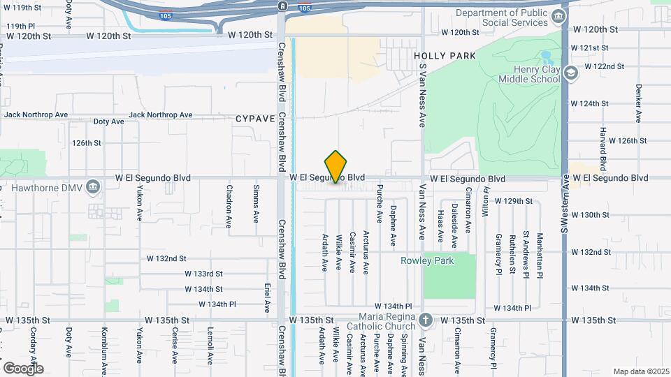 2804 W El Segundo Blvd Mapa y Detalles de la Ubicación