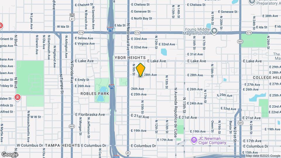 3417 N 10th St Map and Location Details