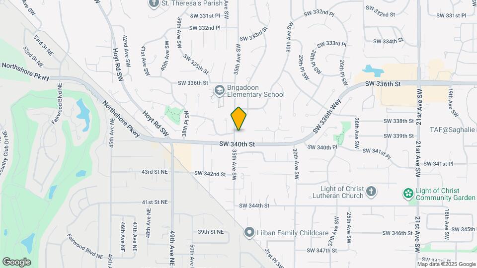 33914 35th Ave SW Map and Location Details