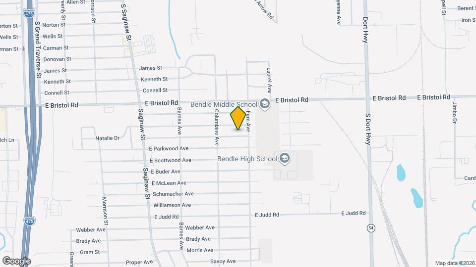 2223 E Bergin Ave Mapa y Detalles de la Ubicación