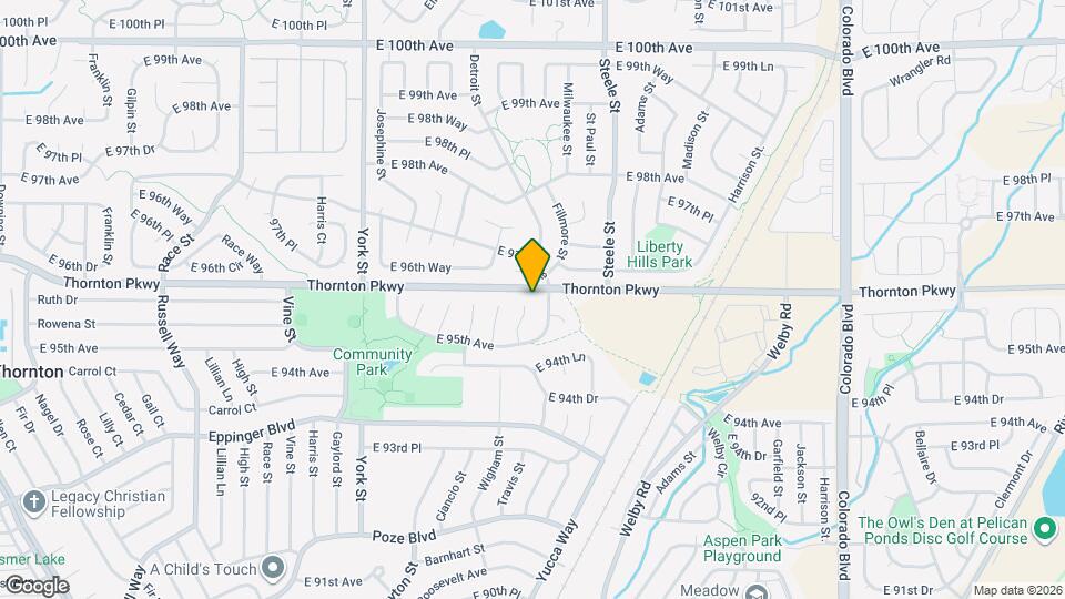 9554 Milwaukee Ct Map and Location Details