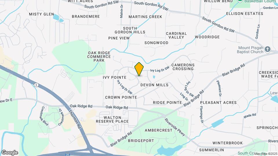 6911 Hickory Log Rd Map and Location Details
