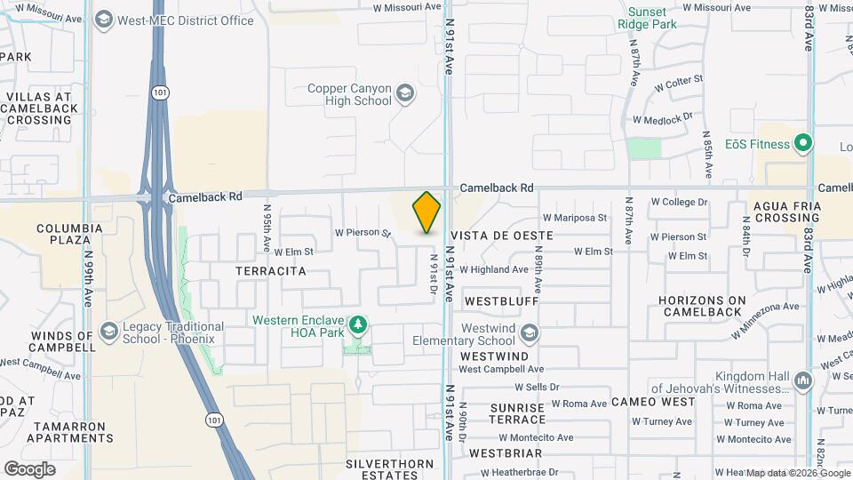 9124 W Elm St Map and Location Details