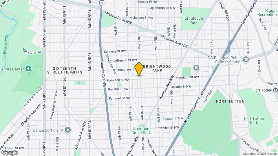703 Hamilton St NW Map and Location Details
