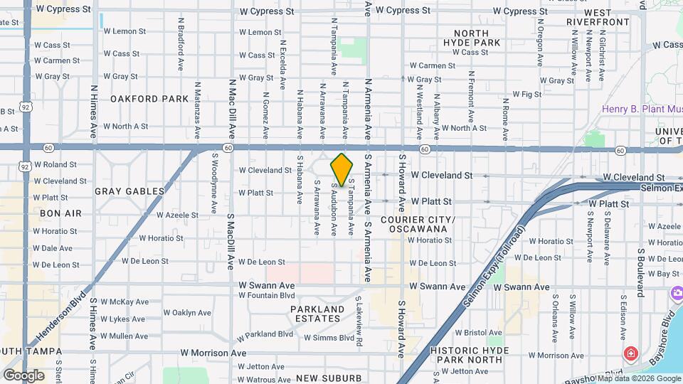 222 S Audubon Ave Map and Location Details