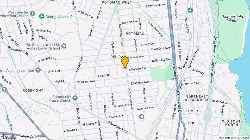1712 Mt Vernon Ave-Unit -A Map and Location Details