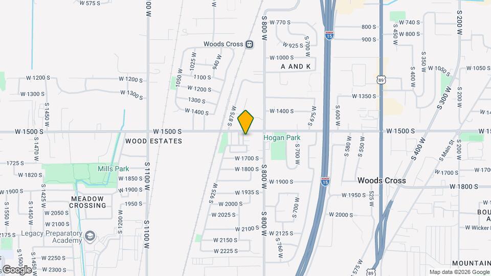 1544 S 840 W Map and Location Details