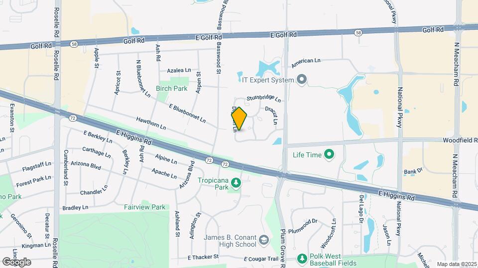 821 Dighton Ln Mapa y Detalles de la Ubicación