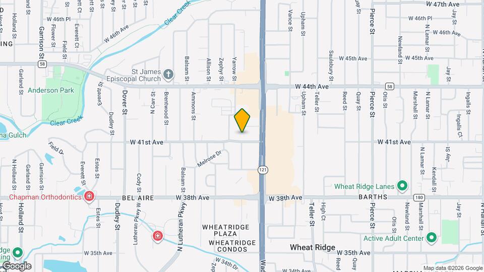 7805 W 41st Ave, Unit 4 Map and Location Details