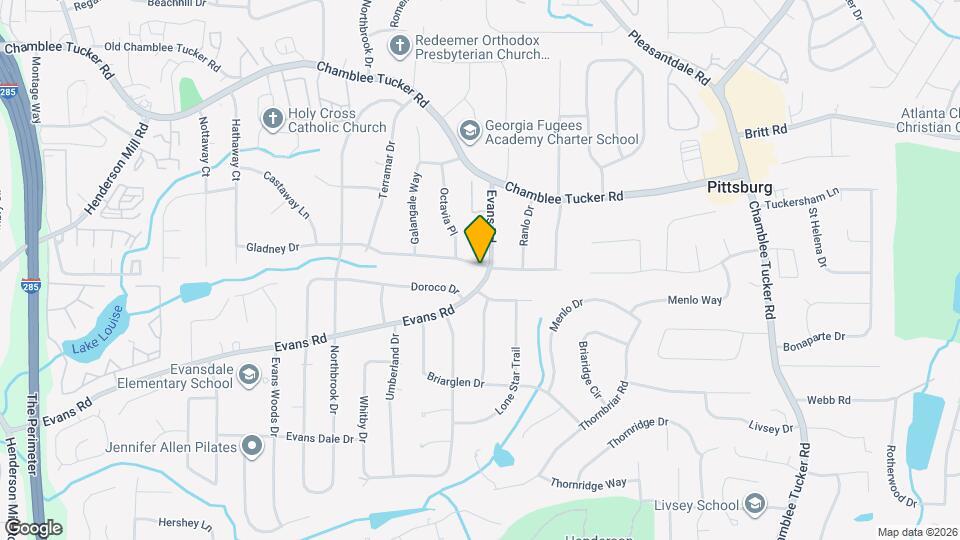 3955 Gladney Dr Map and Location Details