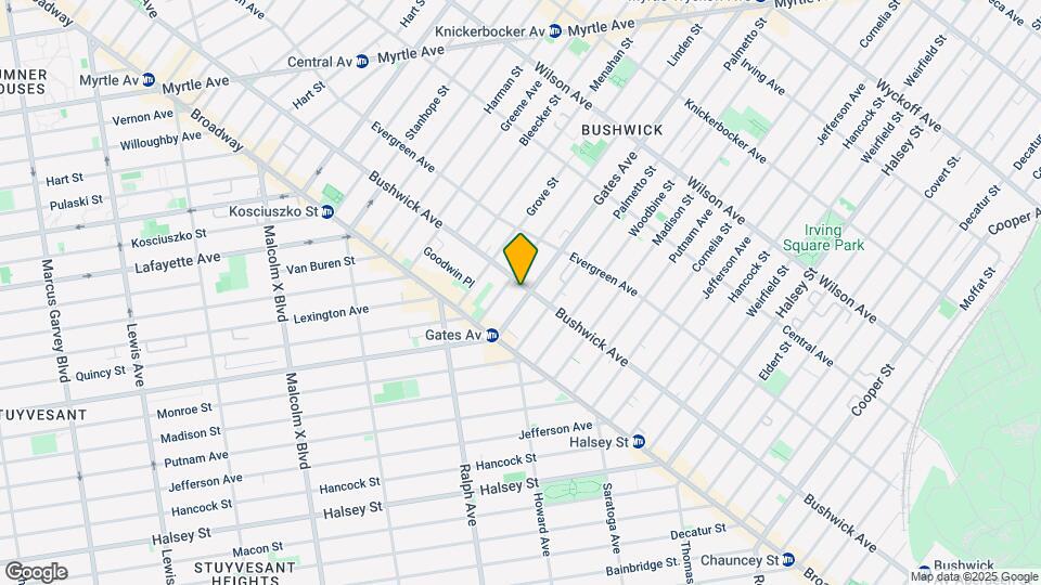 1040 Bushwick Ave Map and Location Details