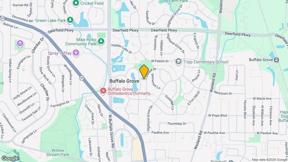 750 Dunhill Dr Map and Location Details