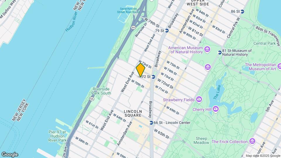 240 W 71st St Map and Location Details
