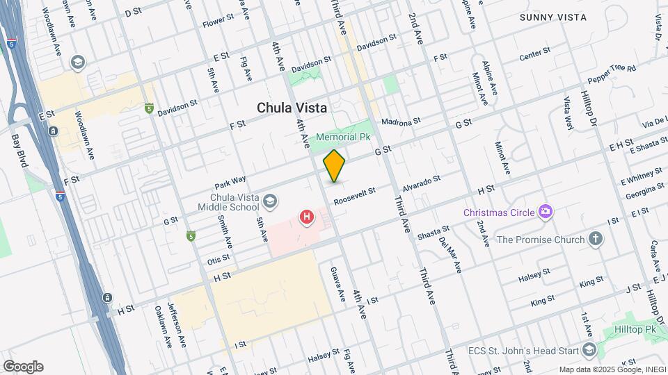 386 Vance St, Unit A Map and Location Details