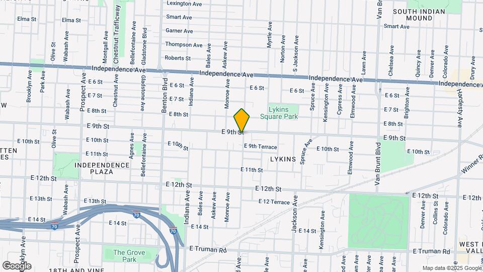 3731 E 9th St Map and Location Details