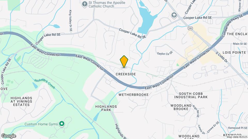 1303 Creekside Pl SE Map and Location Details