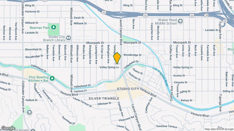 4208 Vantage Ave Mapa y Detalles de la Ubicación
