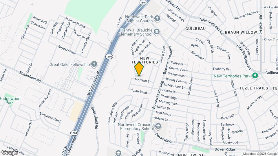 9633 Ivy Bend St Map and Location Details