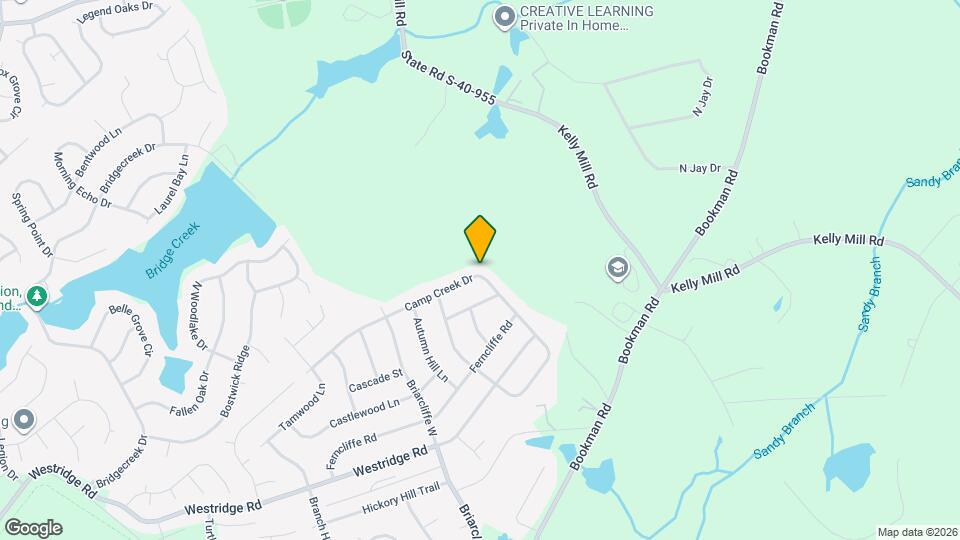 80 Camp Creek Dr Mapa y Detalles de la Ubicación