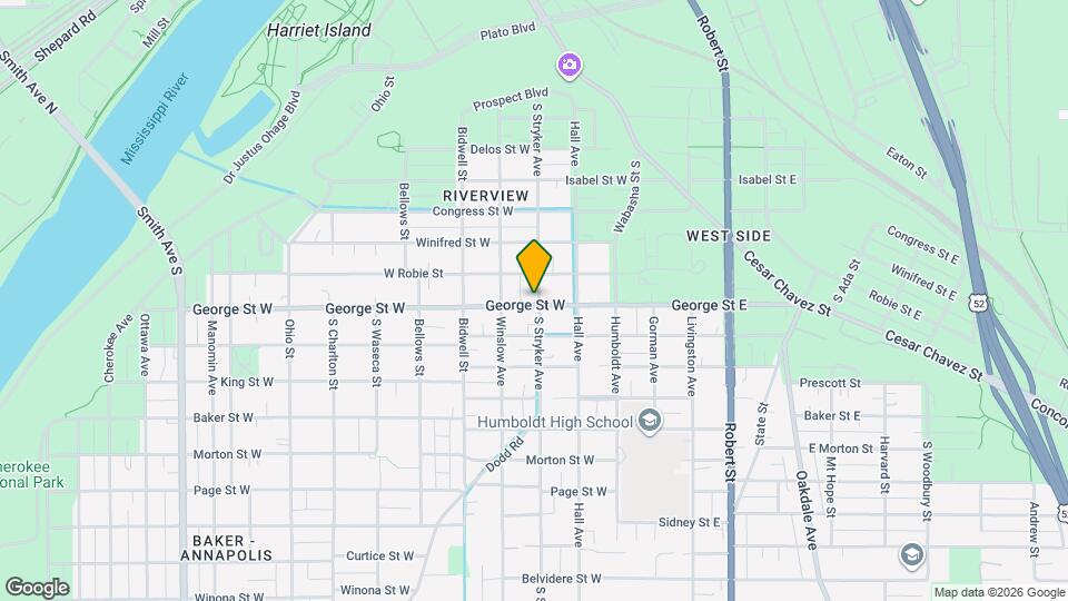 535 S Stryker Ave Map and Location Details