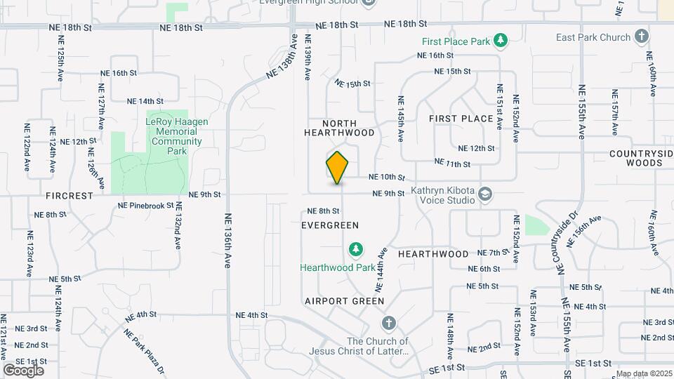 14014 NE 9th St Map and Location Details