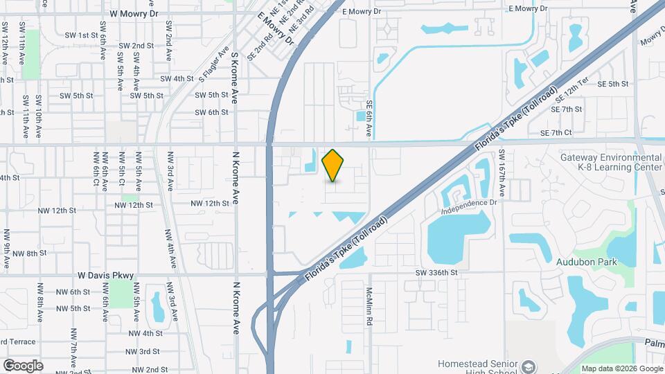 1381 NE 4th Ave Map and Location Details