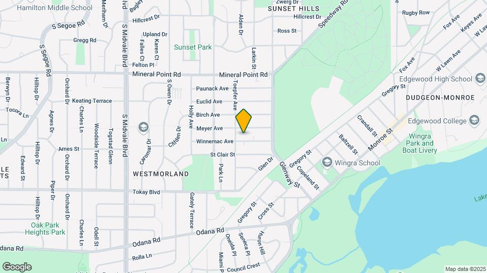 3914 Winnemac Ave Mapa y Detalles de la Ubicación