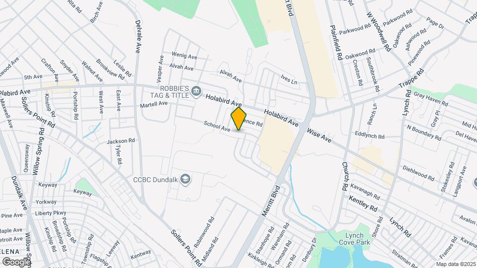 7475 School Ave Map and Location Details