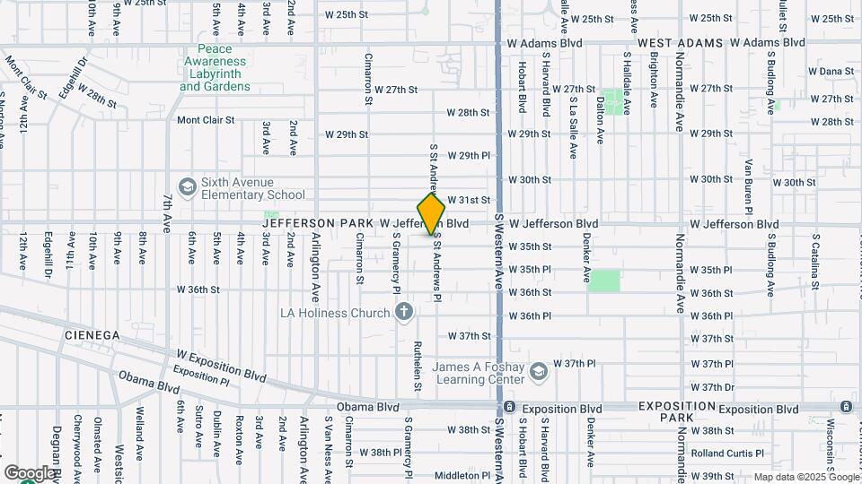 1805 W 35th St Mapa y Detalles de la Ubicación