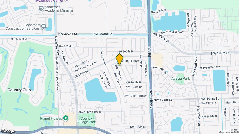 19732 NW 59th Pl Map and Location Details