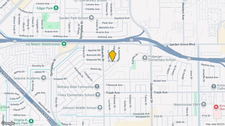 6611 Kiowa Rd Map and Location Details