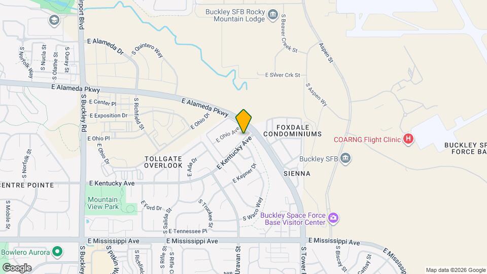 18163 E Kentucky Ave, Unit Kentucky Mapa y Detalles de la Ubicación