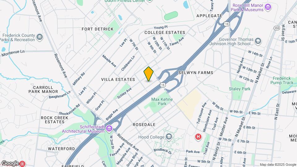 627 Biggs Ave Map and Location Details