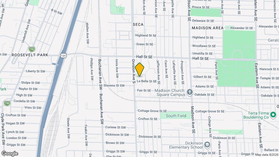 19 La Belle St SE Map and Location Details