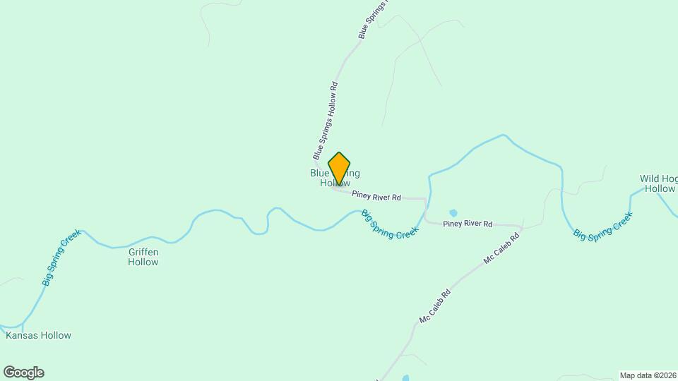 6823 Piney River Road Map and Location Details