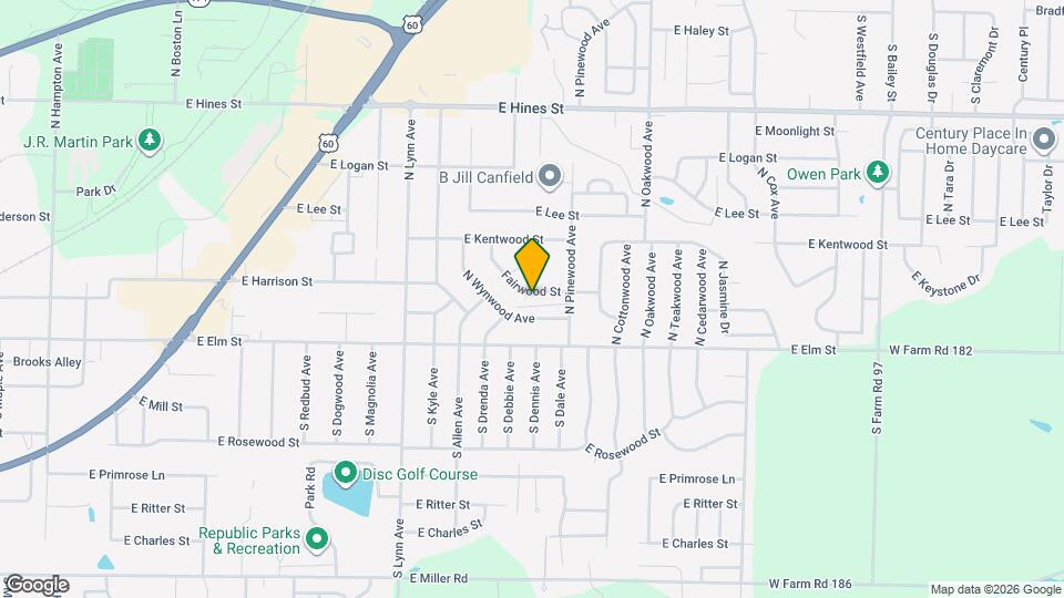 131 Fairwood St Map and Location Details