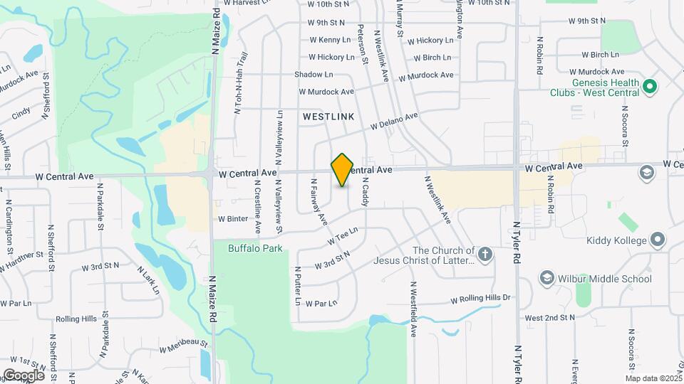 627 N Maus Ln Map and Location Details